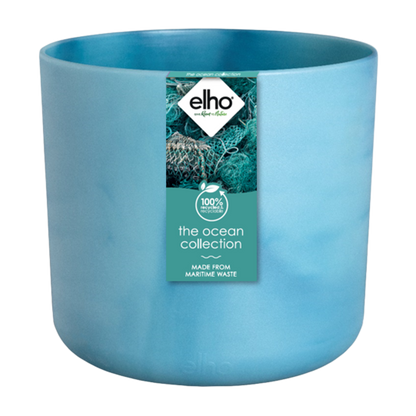 Pot Elho Ocean Round atlantic blue - D22 x H20