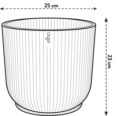 Pot elho Vibes Fold Round wit - D25 x H23