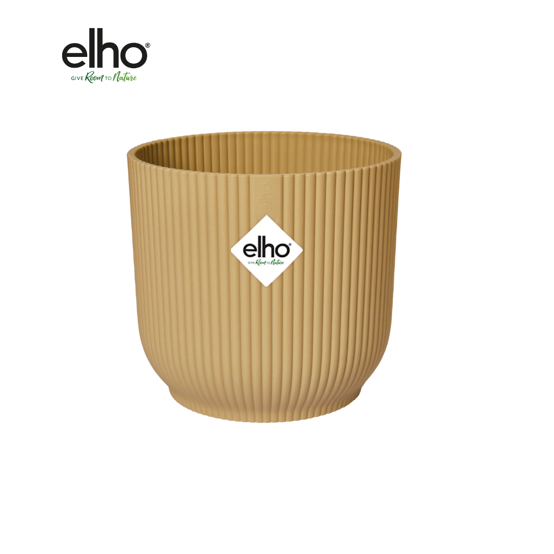 Pot elho Vibes Fold Round geel - D18 x H17