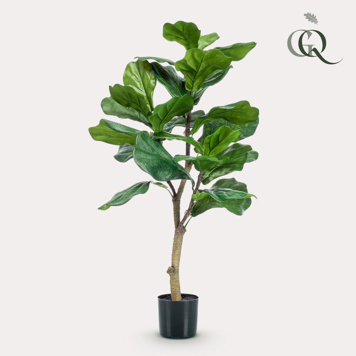 Kunstplant - Ficus Lyrata - Tabaksplant - 90 cm