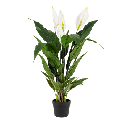 kunstplant - Spathiphyllum - Lepelplant - 90cm