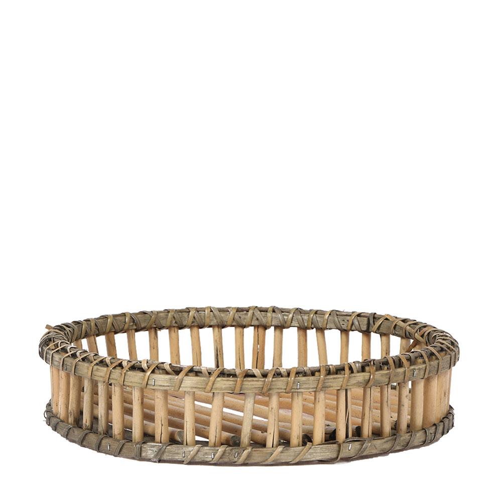 Kolibri Home | Decoratieschaal - Rond Willow dienblad Ø30cm