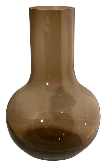 Vaas glas - S - H37 W25 - Seim - Taupe