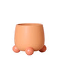 Kolibri Home | Rolling peach bloempot - Peach kleurige keramieken sierpot - Ø9cm