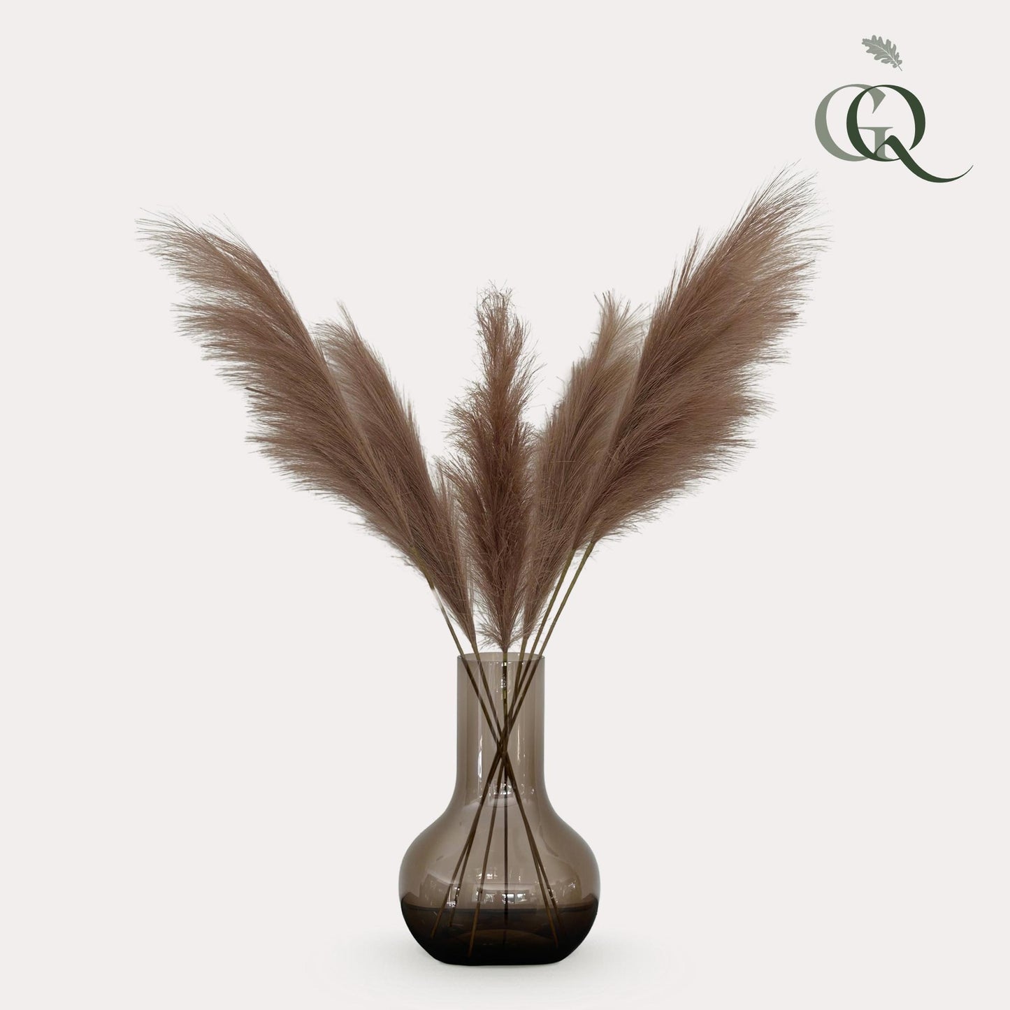 Kunstbloemen Solo - Brown - Pampas Plumes - x 6 - 115cm